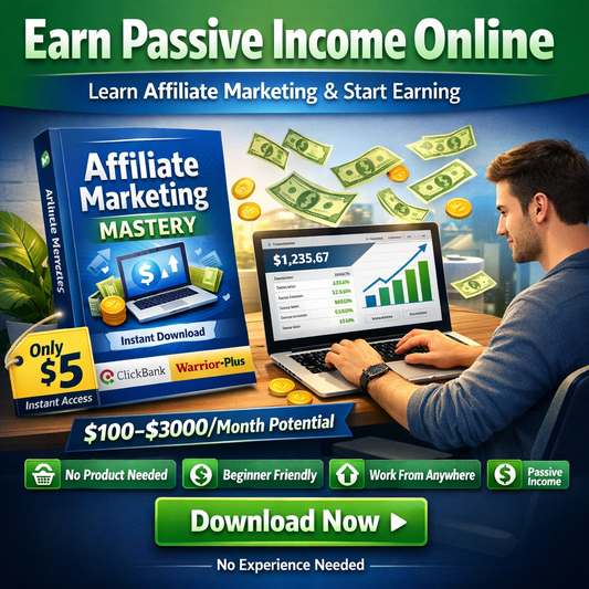 Learn Affiliate Marketing & Earn Online – ClickBank, WarriorPlus, Fiverr + Landing Page Secrets (Only $5)
